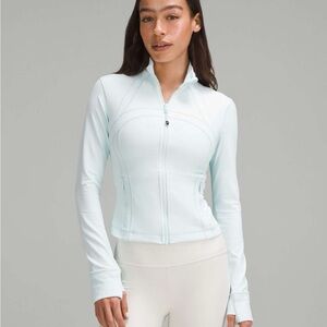 Lululemon Define Cropped Jacket *Nulu - Sheer Blue Sz 8